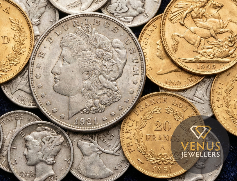 Buying gold and silver coinage | Venus Jewellers Fort Erie