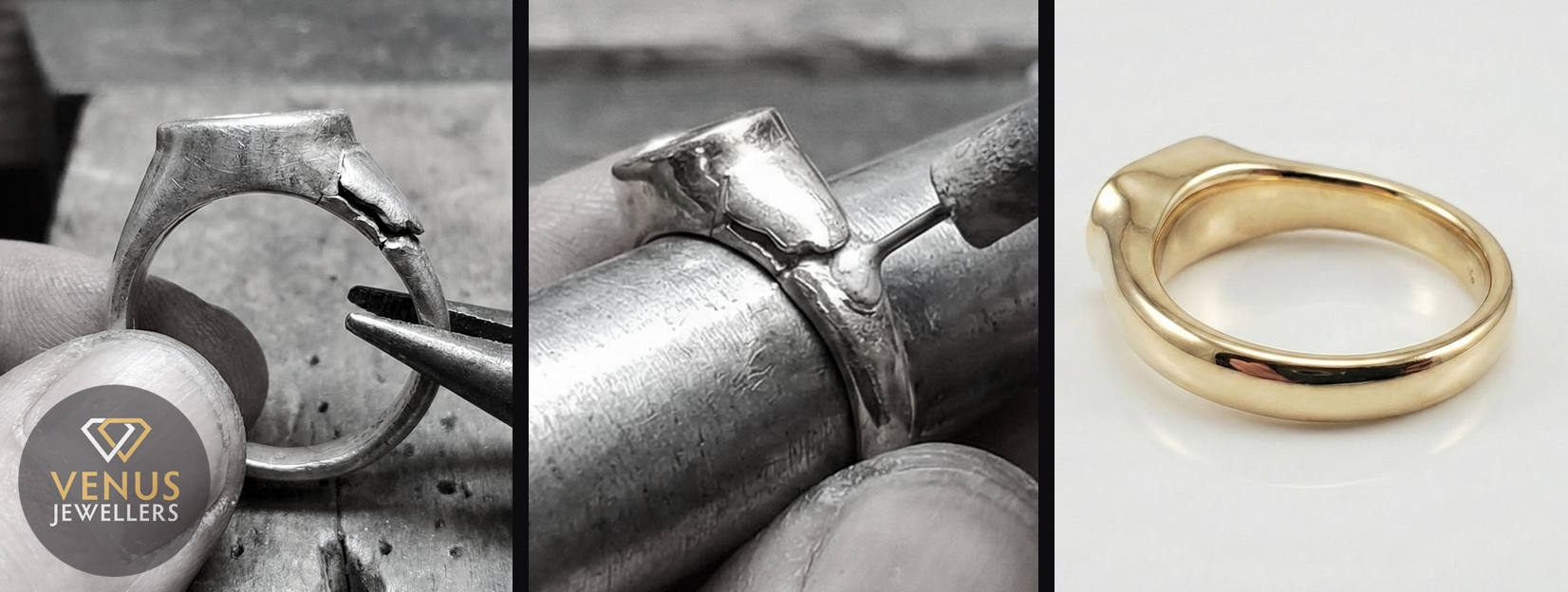 Ring sizing, shank repair services | Venus Jewellers