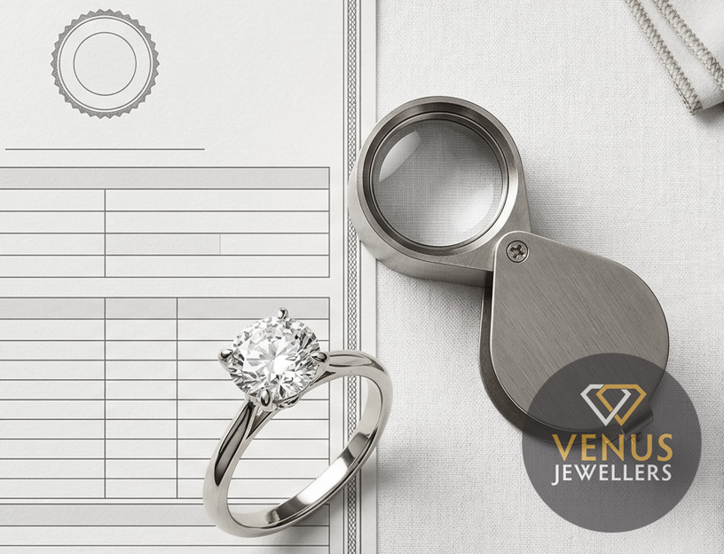 Receive an appraisal document | Venus Jewellers