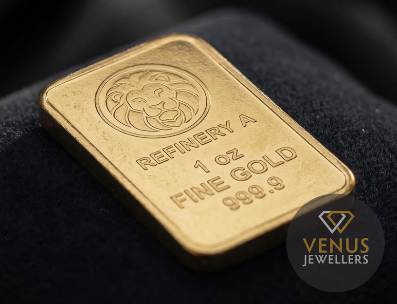 Types of Gold Bullion We Handle | Venus Jewellers