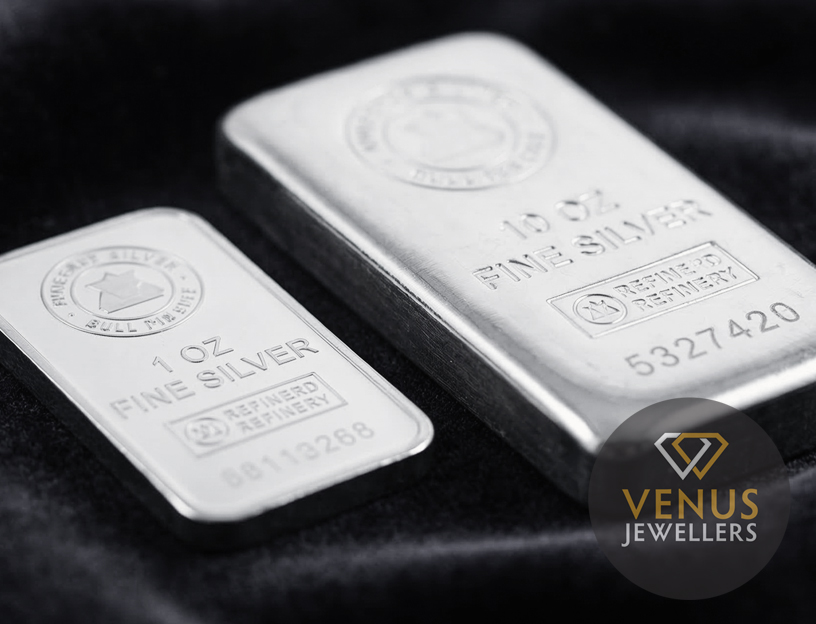 Types of Silver Bullion We Handle | Venus Jewellers