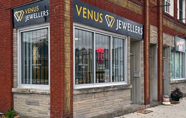 Venus Jewellers storefront — 23 Jarvis St, Fort Erie, Ontario